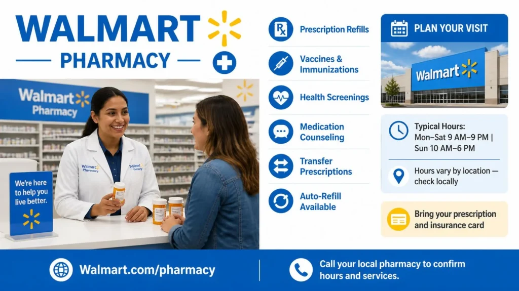 Walmart Pharmacy store and prescription services
